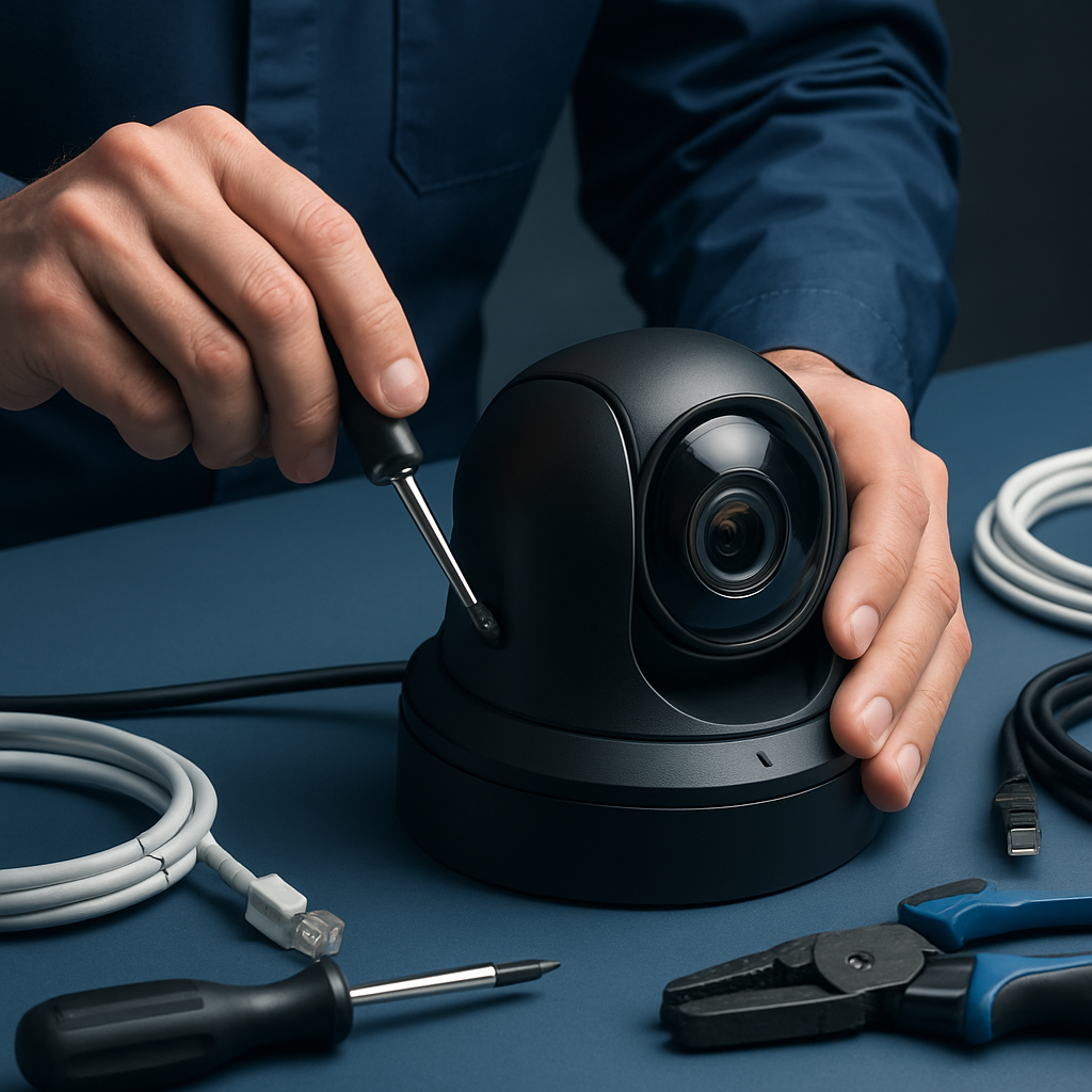 تركيب كاميرات المراقبة